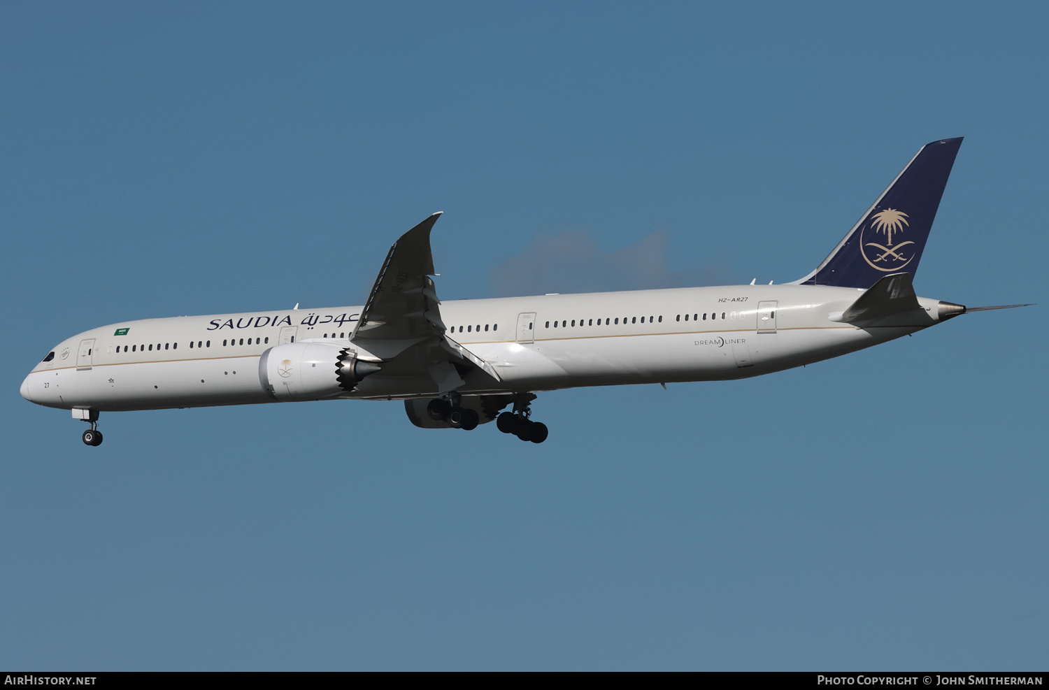 Aircraft Photo of HZ-AR27 | Boeing 787-10 Dreamliner | Saudia - Saudi Arabian Airlines | AirHistory.net #507412