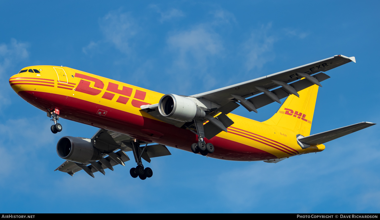 Aircraft Photo of EI-EXR | Airbus A300B4-622R(F) | DHL International | AirHistory.net #507427