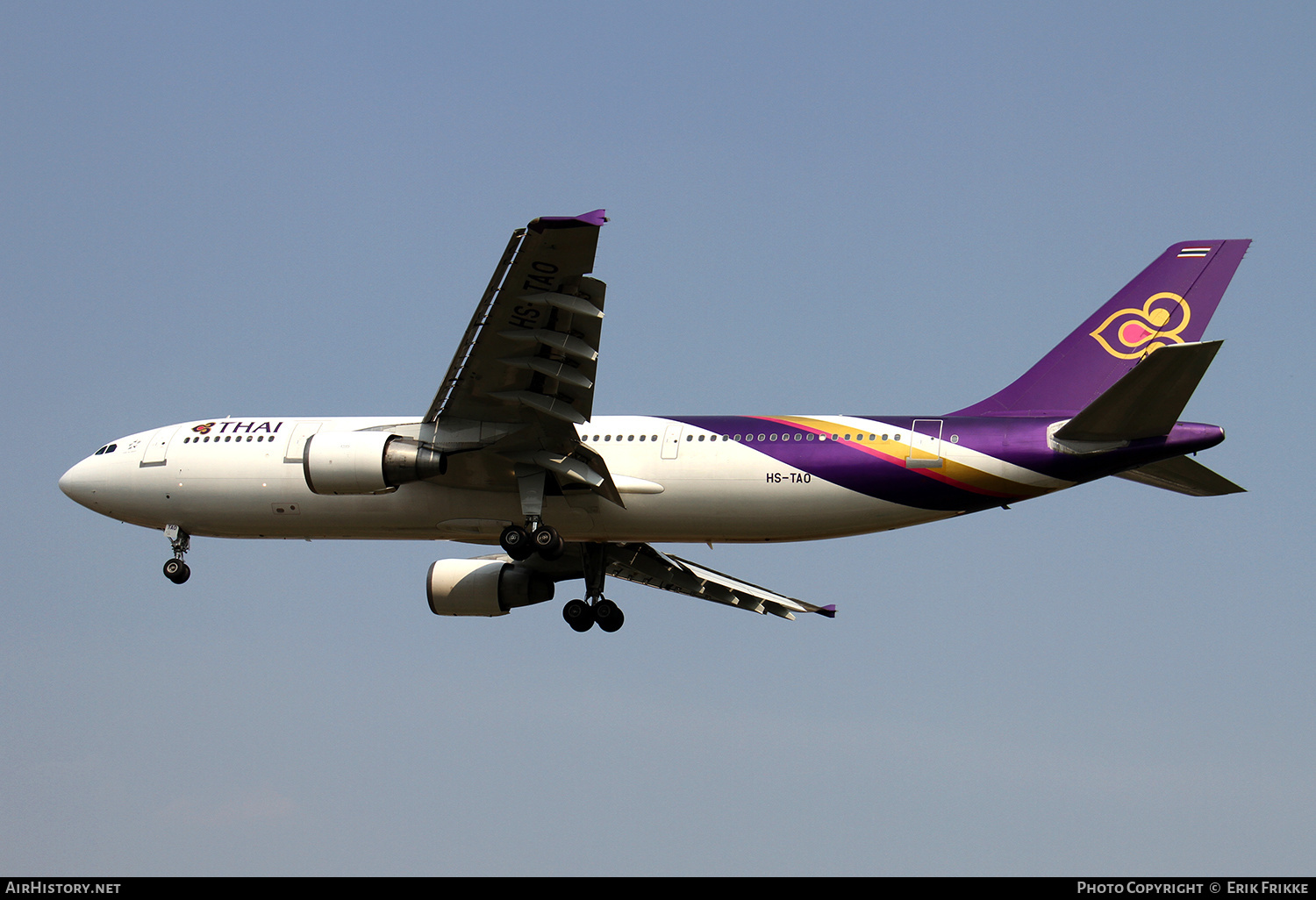 Aircraft Photo of HS-TAO | Airbus A300B4-622R | Thai Airways International | AirHistory.net #507463