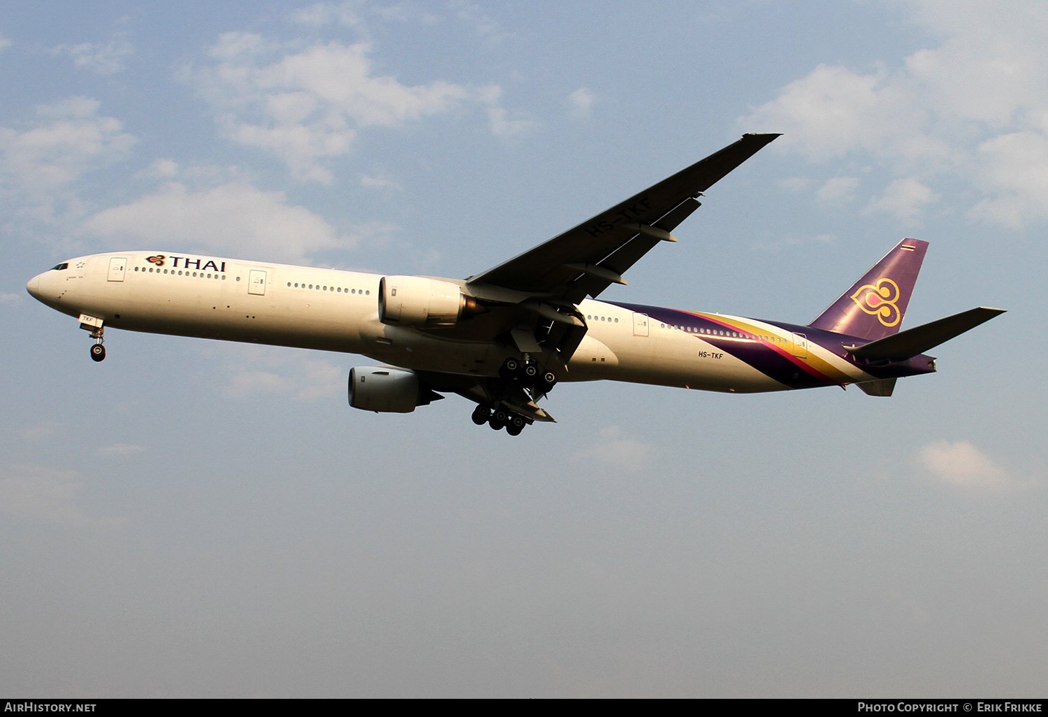 Aircraft Photo of HS-TKF | Boeing 777-3D7 | Thai Airways International | AirHistory.net #507468