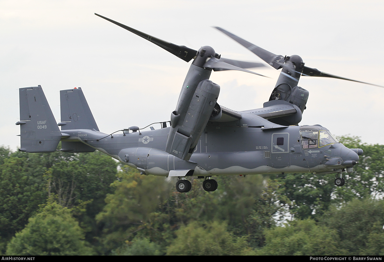 Aircraft Photo of 08-0049 / 0049 | Bell-Boeing CV-22B Osprey | USA - Air Force | AirHistory.net #507476
