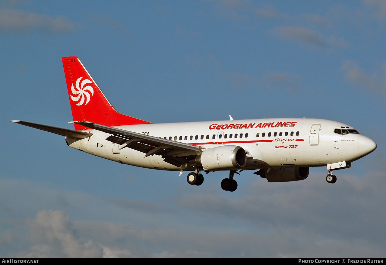 Aircraft Photo of 4L-TGA | Boeing 737-529 | Airzena Georgian Airlines | AirHistory.net #507485