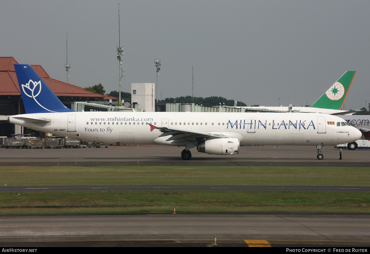 Aircraft Photo of 4R-MRC | Airbus A321-231 | Mihin Lanka | AirHistory.net #507488