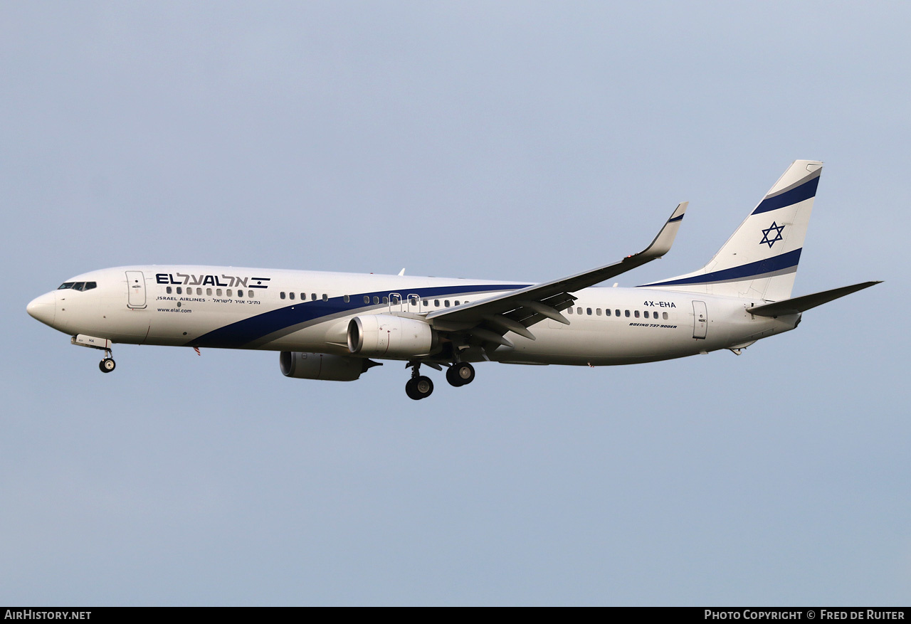 Aircraft Photo of 4X-EHA | Boeing 737-958/ER | El Al Israel Airlines | AirHistory.net #507492