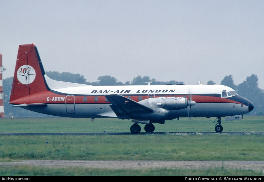 Aircraft Photo of G-ARRW | Avro 748 Srs1/106 | Dan-Air London | AirHistory.net #507515
