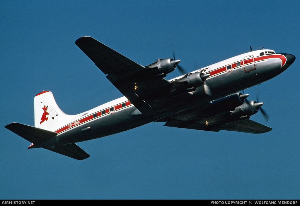 Aircraft Photo of OH-KDA | Douglas DC-6B(ST) | Kar-Air | AirHistory.net #507521