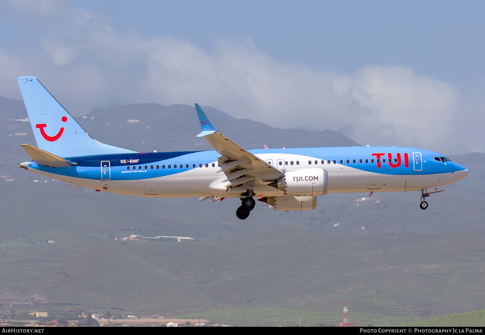 Aircraft Photo of SE-RNF | Boeing 737-8 Max 8 | TUI | AirHistory.net #507533