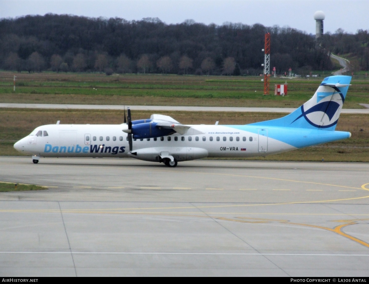 Aircraft Photo of OM-VRA | ATR ATR-72-202 | Danube Wings | AirHistory.net #507540