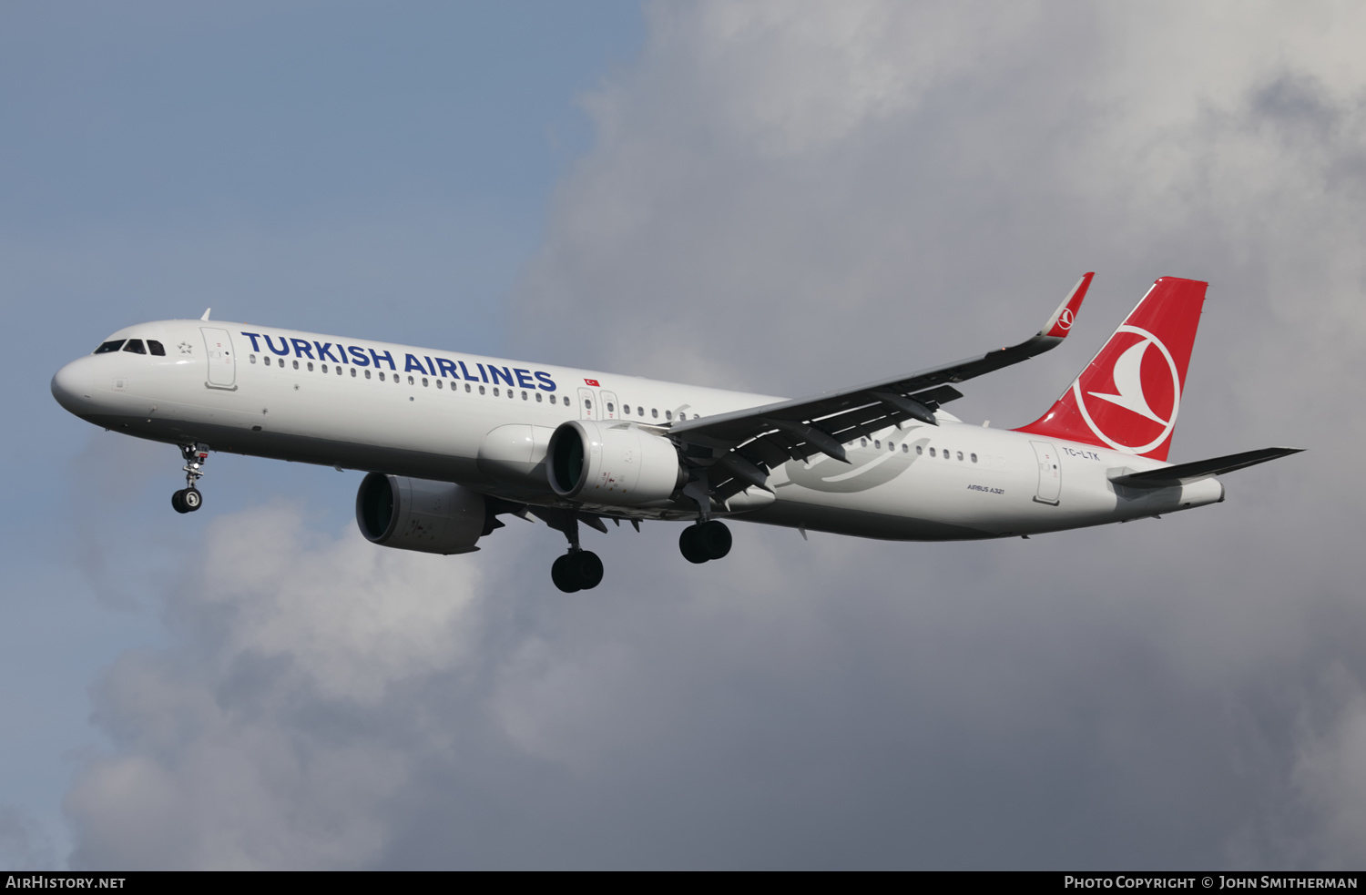 Aircraft Photo of TC-LTK | Airbus A321-271NX | Turkish Airlines | AirHistory.net #507544