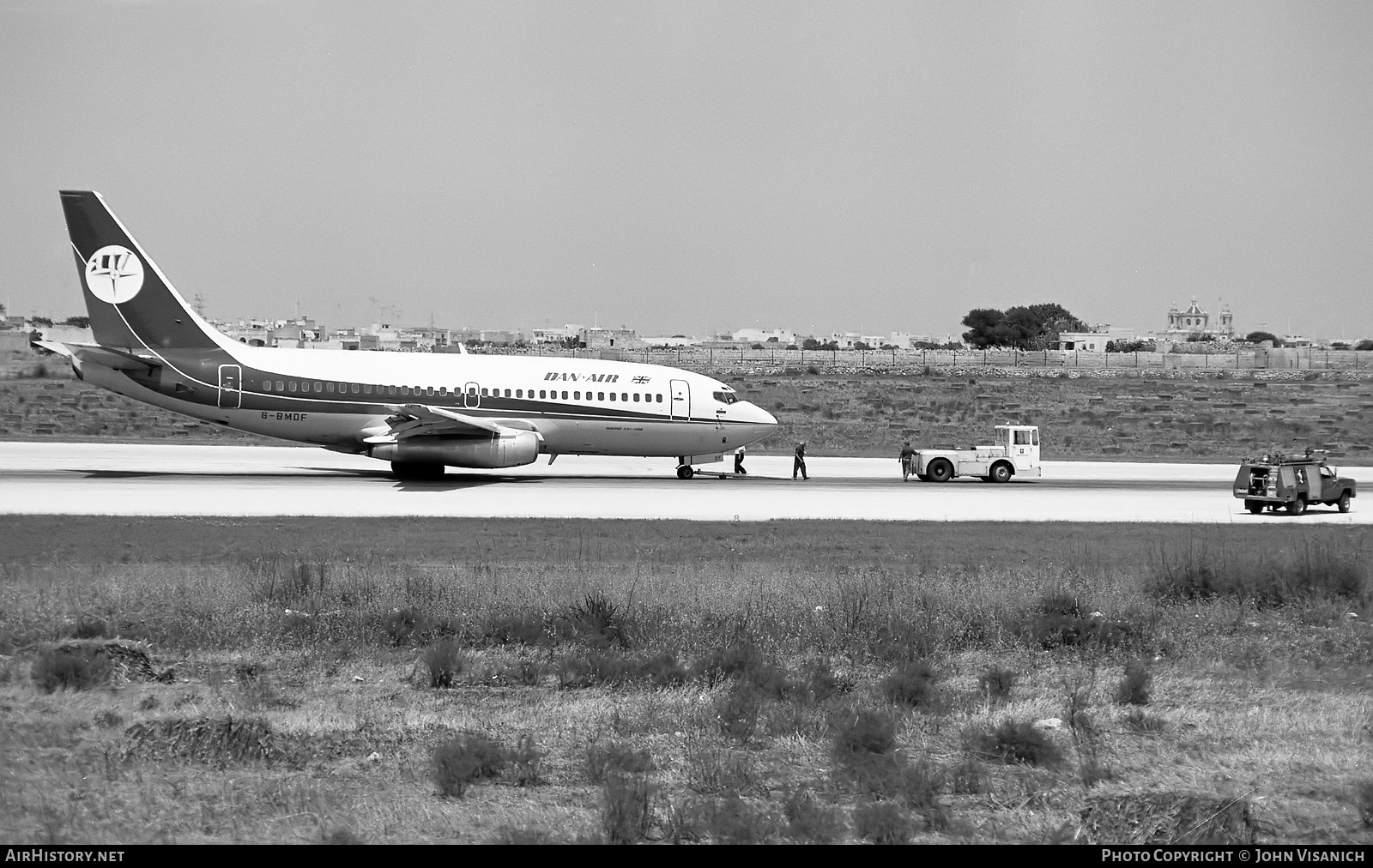 Aircraft Photo of G-BMDF | Boeing 737-2E7/Adv | Dan-Air London | AirHistory.net #507586