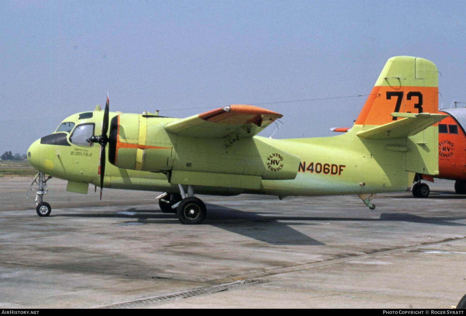 Aircraft Photo of N406DF | Grumman S-2A(AT) Tracker | Hemet Valley Flying Service | AirHistory.net #507590