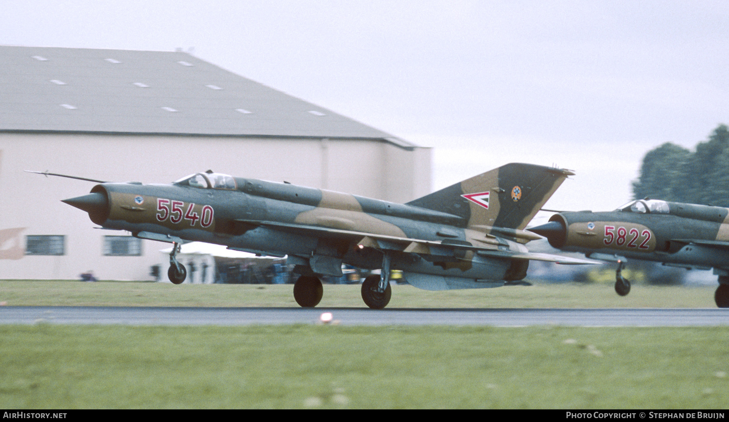 Aircraft Photo of 5540 | Mikoyan-Gurevich MiG-21bis | Hungary - Air Force | AirHistory.net #507635