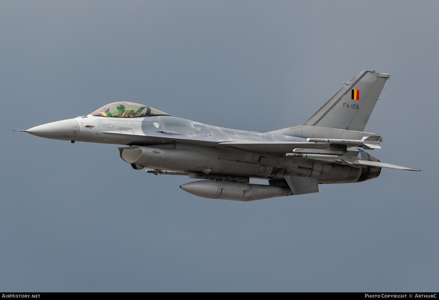 Aircraft Photo of FA-126 | General Dynamics F-16AM Fighting Falcon | Belgium - Air Force | AirHistory.net #507645