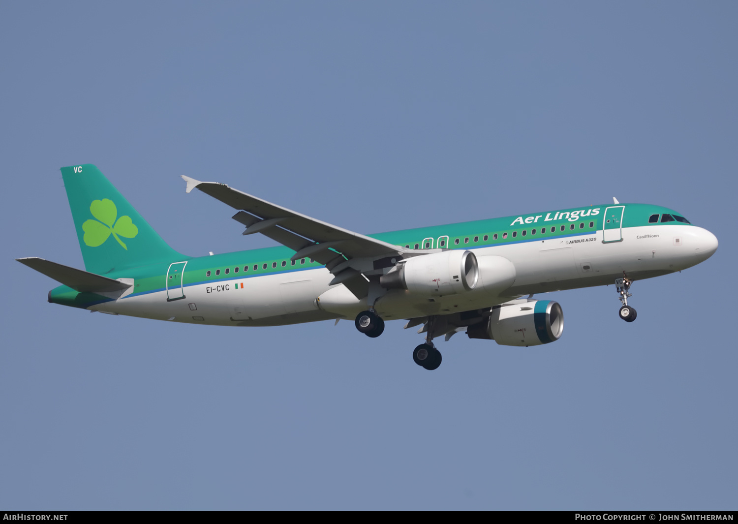 Aircraft Photo of EI-CVC | Airbus A320-214 | Aer Lingus | AirHistory.net #507651
