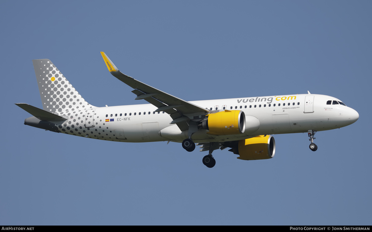 Aircraft Photo of EC-NFK | Airbus A320-271N | Vueling Airlines | AirHistory.net #507652