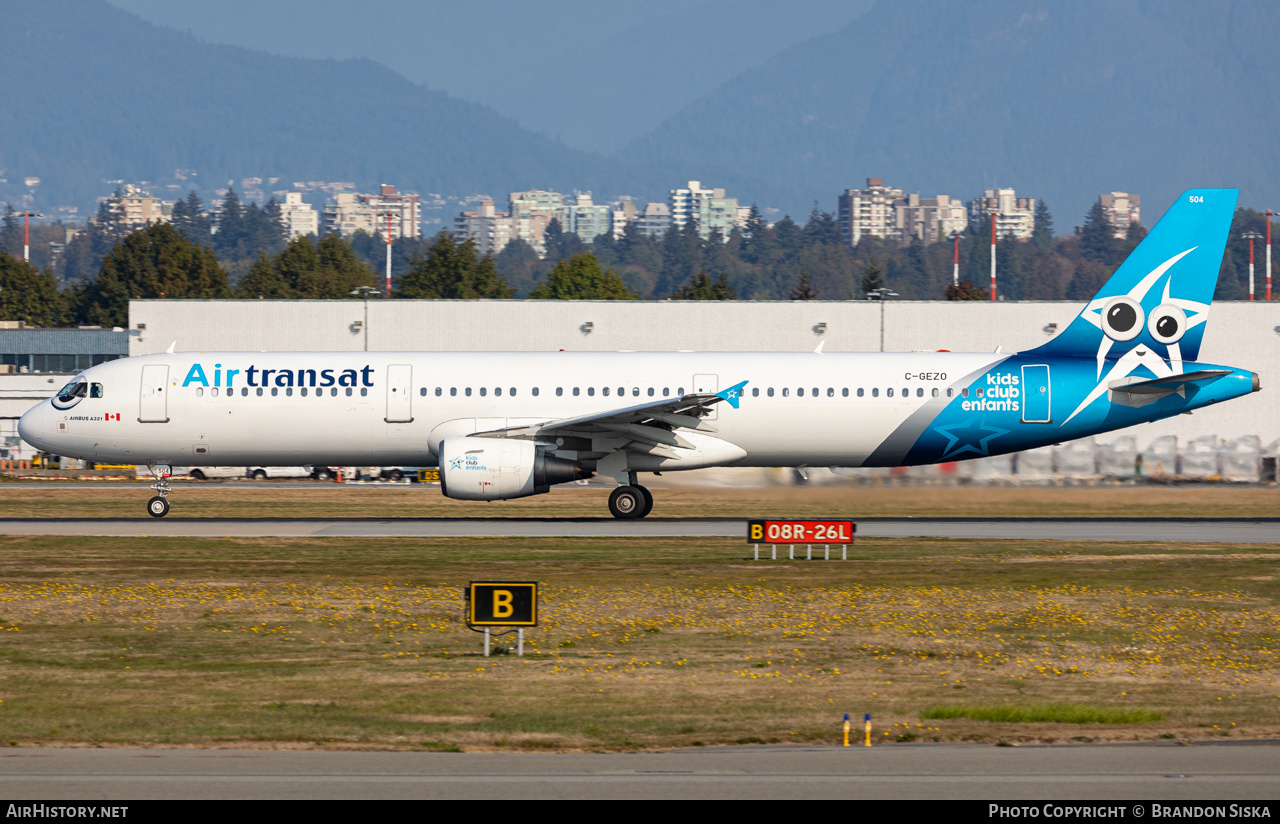 Aircraft Photo of C-GEZO | Airbus A321-211 | Air Transat | AirHistory.net #507665