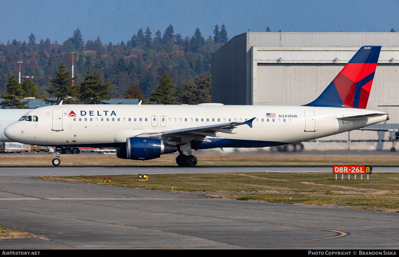 Aircraft Photo of N349NW | Airbus A320-212 | Delta Air Lines | AirHistory.net #507670