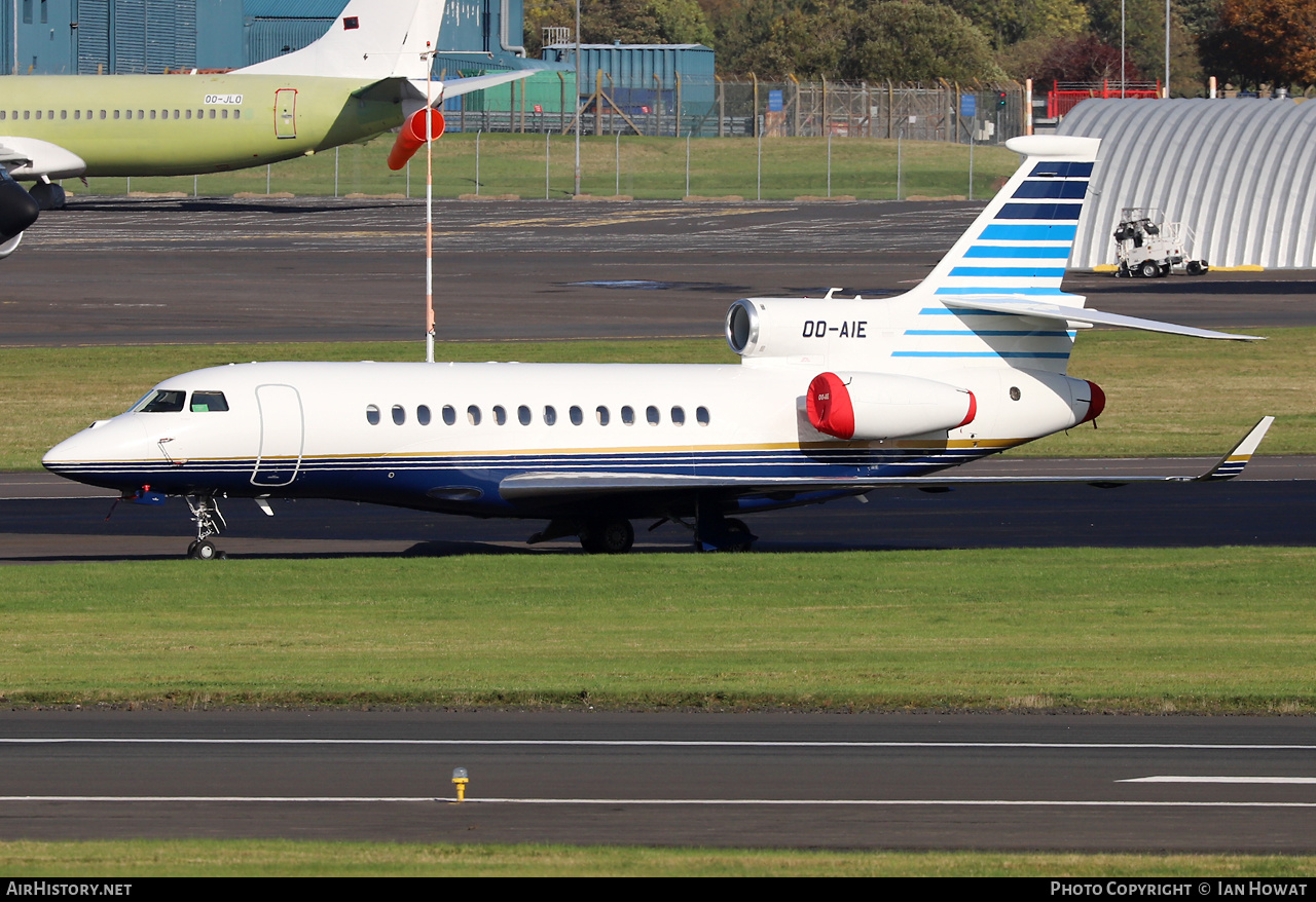 Aircraft Photo of OO-AIE | Dassault Falcon 7X | AirHistory.net #507678