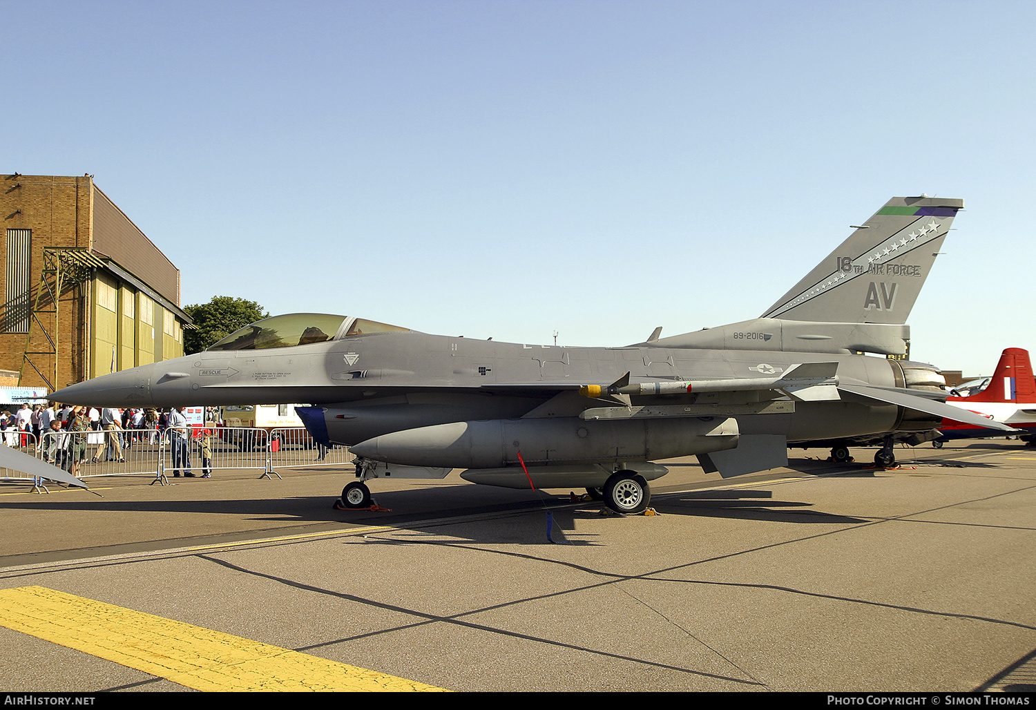 Aircraft Photo of 89-2016 / AF89-016 | General Dynamics F-16CM Fighting Falcon | USA - Air Force | AirHistory.net #507681