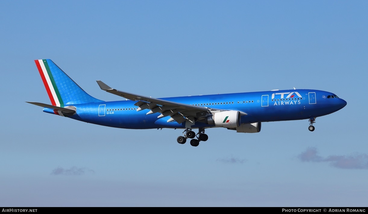 Aircraft Photo of EI-EJO | Airbus A330-202 | ITA Airways | AirHistory.net #507690
