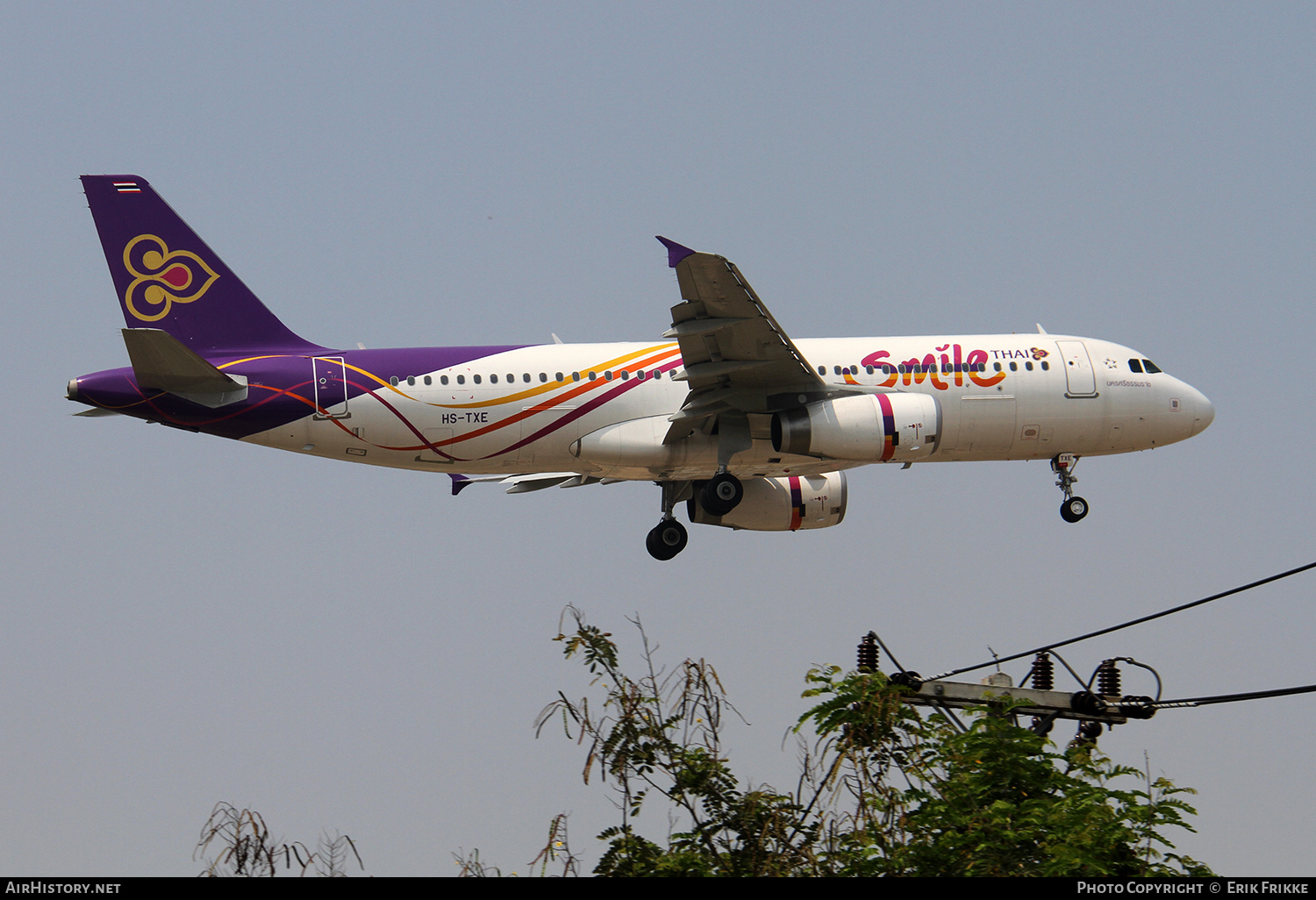 Aircraft Photo of HS-TXE | Airbus A320-232 | Thai Smile | AirHistory.net #507699