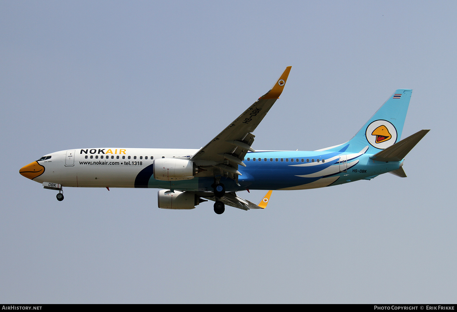Aircraft Photo of HS-DBK | Boeing 737-86J | Nok Air | AirHistory.net #507714