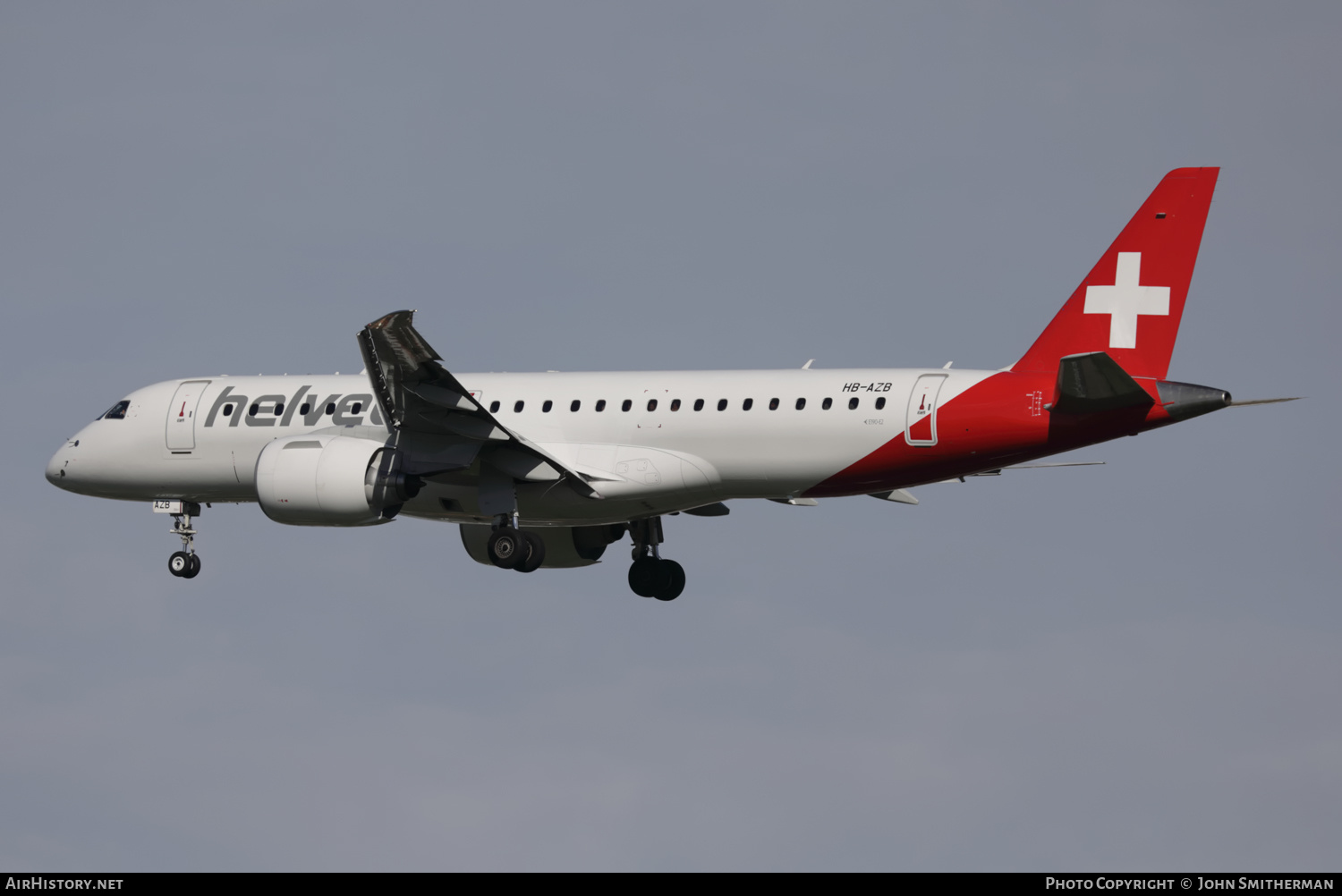 Aircraft Photo of HB-AZB | Embraer 190-E2 (ERJ-190-300) | Helvetic Airways | AirHistory.net #507721