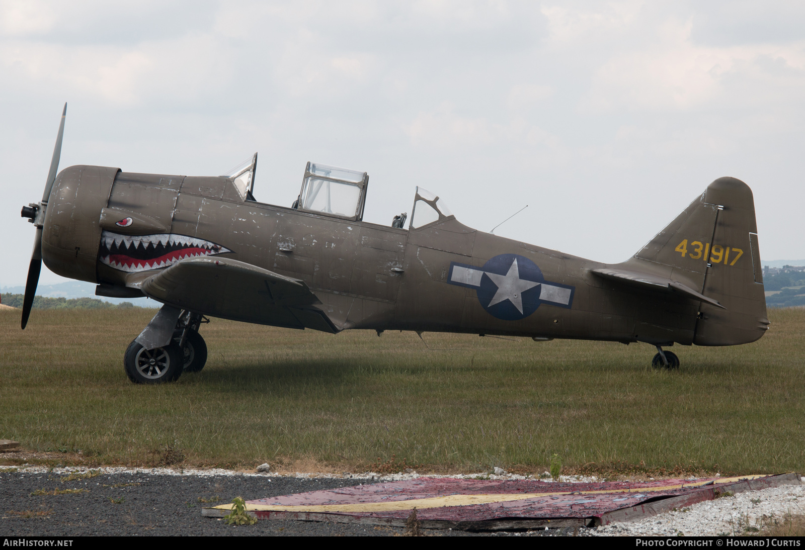 Aircraft Photo of G-DHHF / 431917 | North American SNJ-5 Texan | USA - Air Force | AirHistory.net #507723