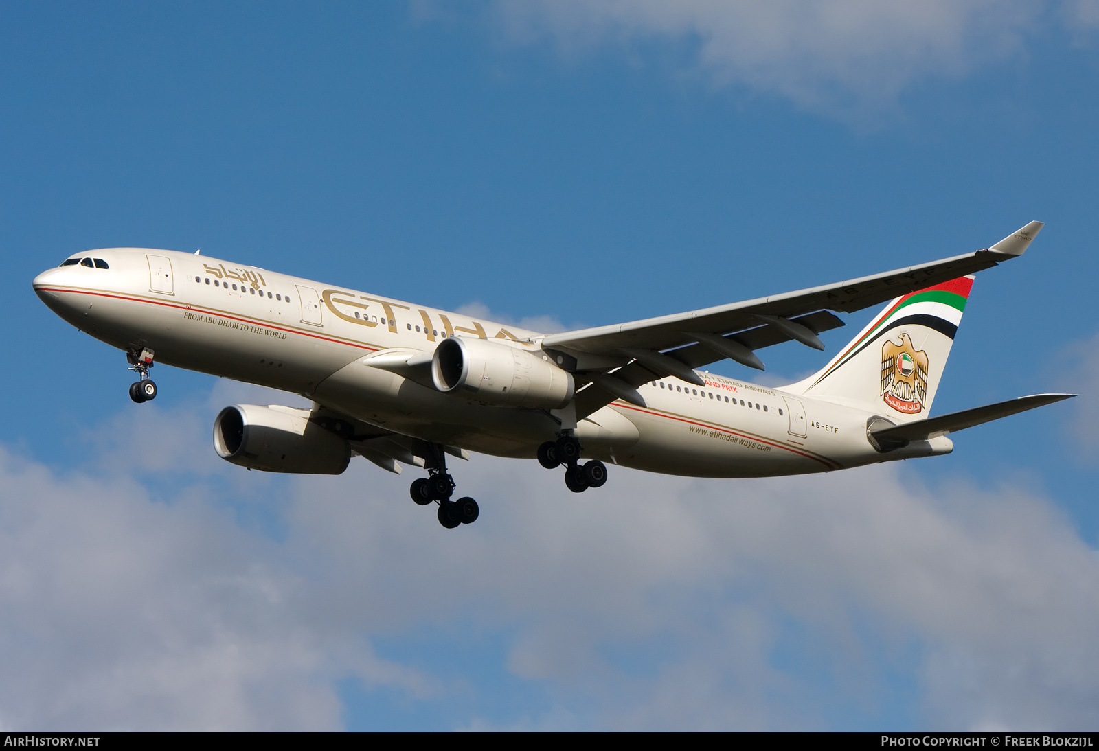 Aircraft Photo of A6-EYF | Airbus A330-243 | Etihad Airways | AirHistory.net #507757