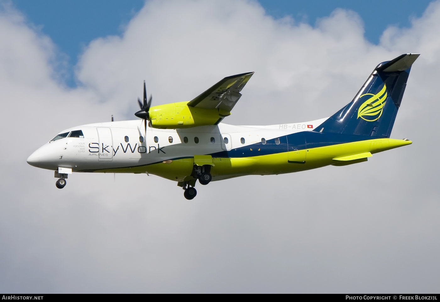 Aircraft Photo of HB-AEO | Dornier 328-110 | SkyWork Airlines | AirHistory.net #507762