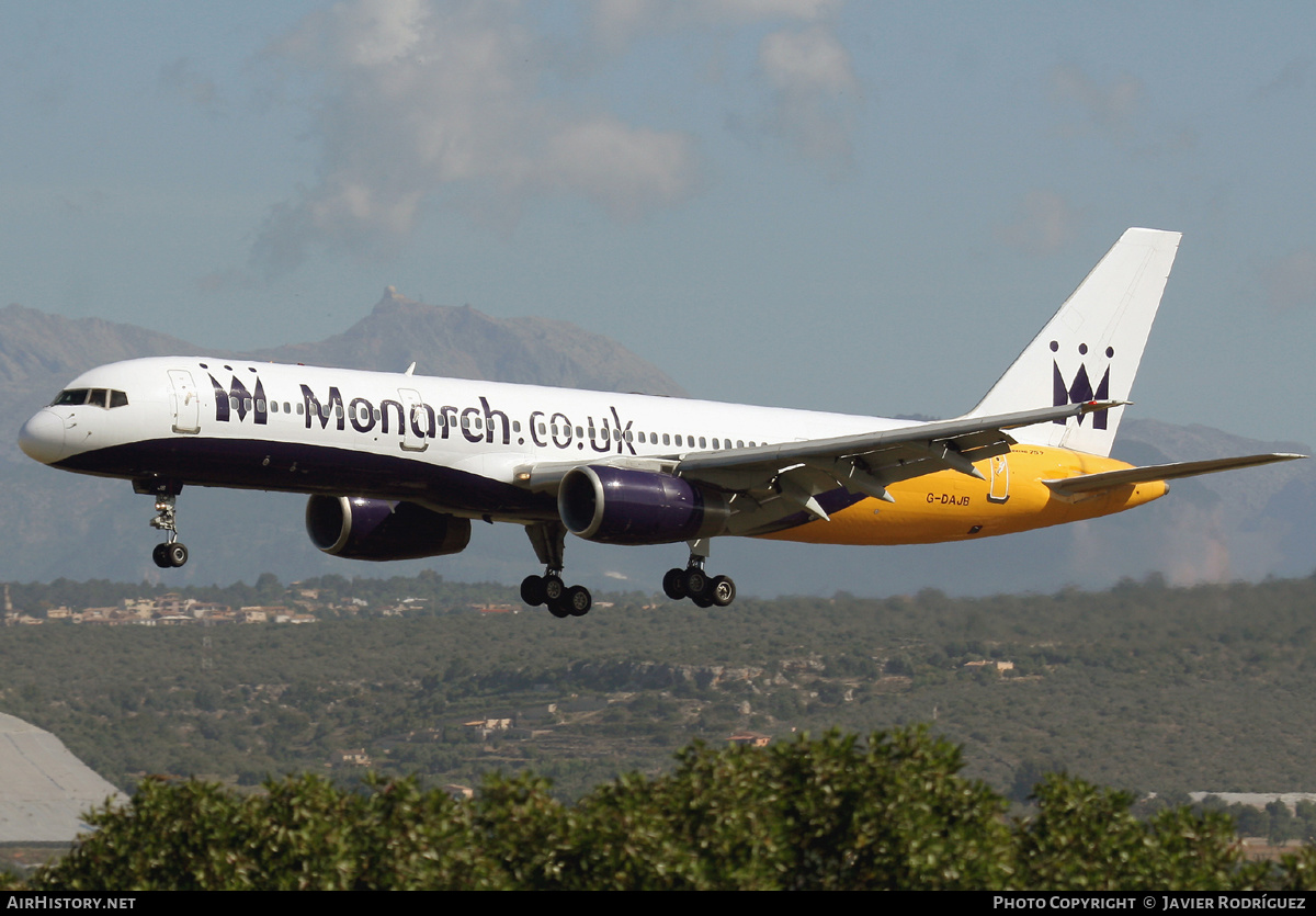 Aircraft Photo of G-DAJB | Boeing 757-2T7 | Monarch Airlines | AirHistory.net #507796