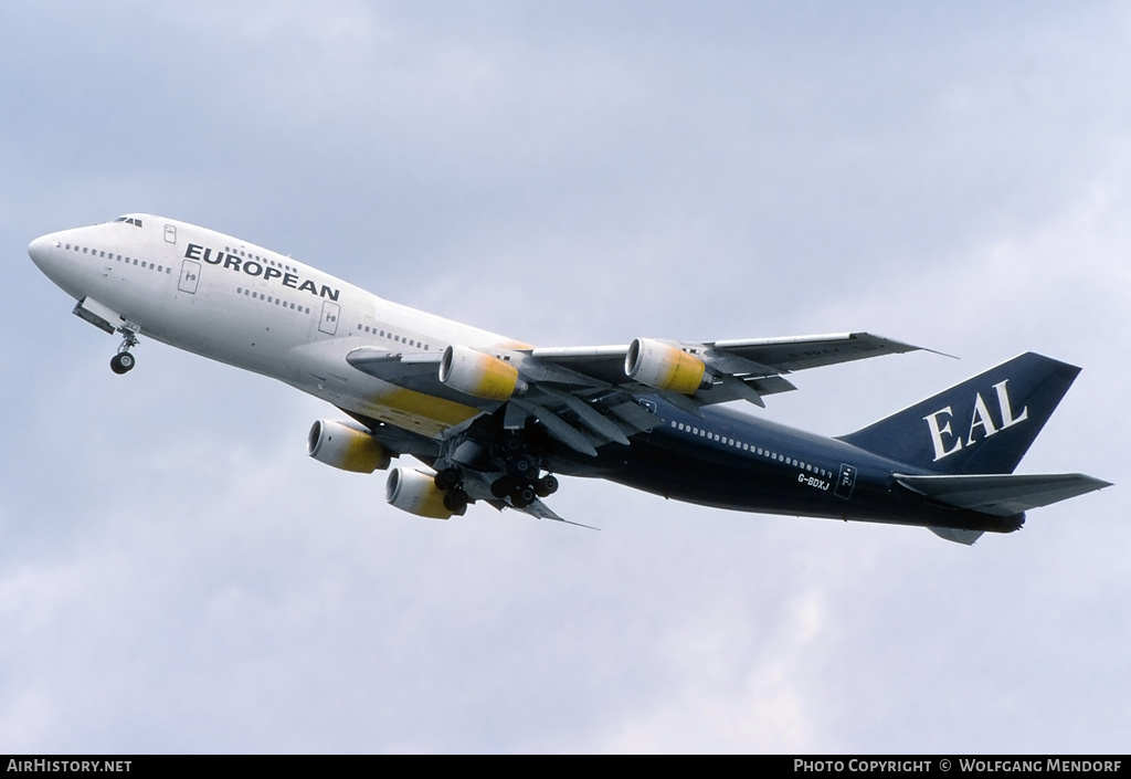 Aircraft Photo of G-BDXJ | Boeing 747-236B | European Aircharter - EAL/EAC | AirHistory.net #507809