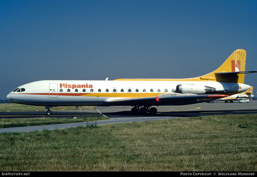 Aircraft Photo of EC-CPI | Sud SE-210 Caravelle 10B1R | Hispania Líneas Aéreas | AirHistory.net #507814