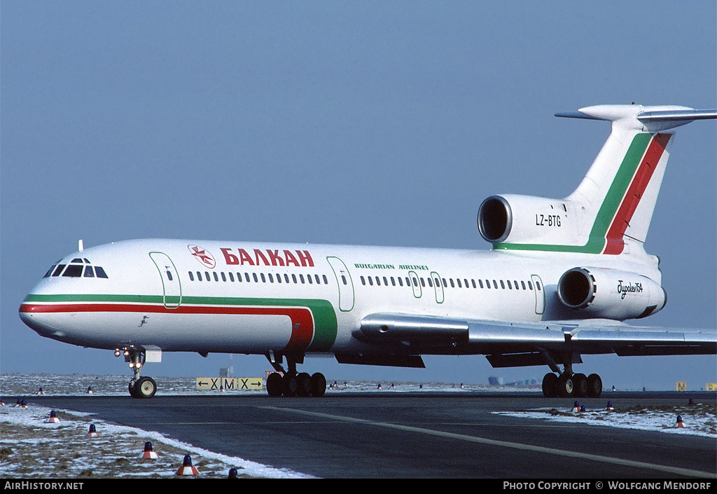 Aircraft Photo of LZ-BTG | Tupolev Tu-154B | Balkan - Bulgarian Airlines | AirHistory.net #507827