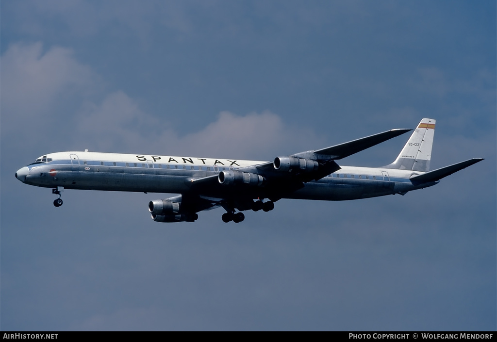 Aircraft Photo of EC-CCF | McDonnell Douglas DC-8-61CF | Spantax | AirHistory.net #507828