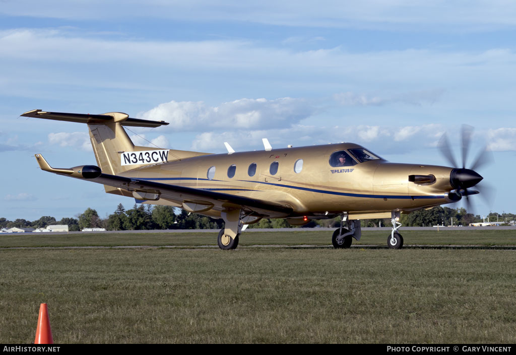 Aircraft Photo of N343CW | Pilatus PC-12/45 | AirHistory.net #507861
