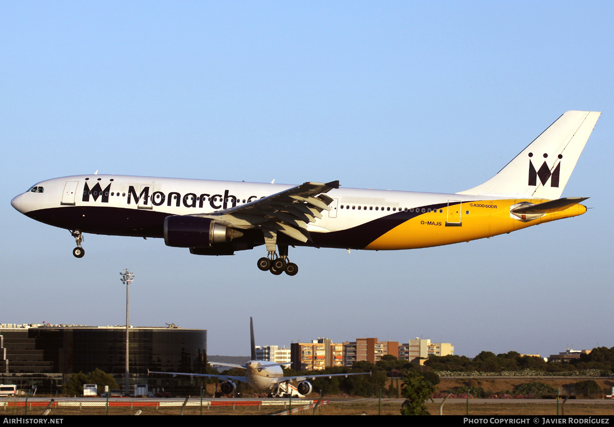 Aircraft Photo of G-MAJS | Airbus A300B4-605R | Monarch Airlines | AirHistory.net #507863