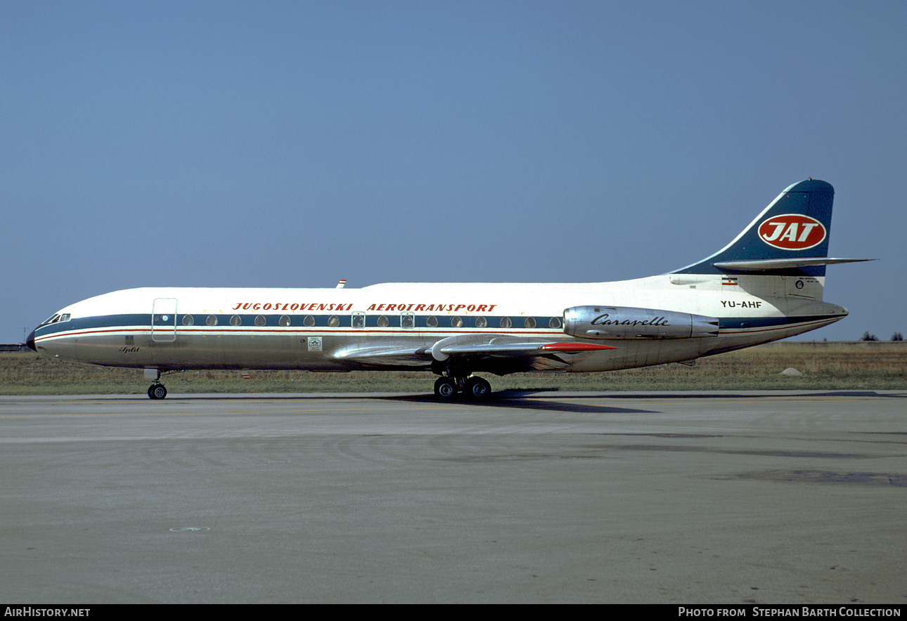 Aircraft Photo of YU-AHF | Sud SE-210 Caravelle VI-N | JAT Yugoslav Airlines - Jugoslovenski Aerotransport | AirHistory.net #507866