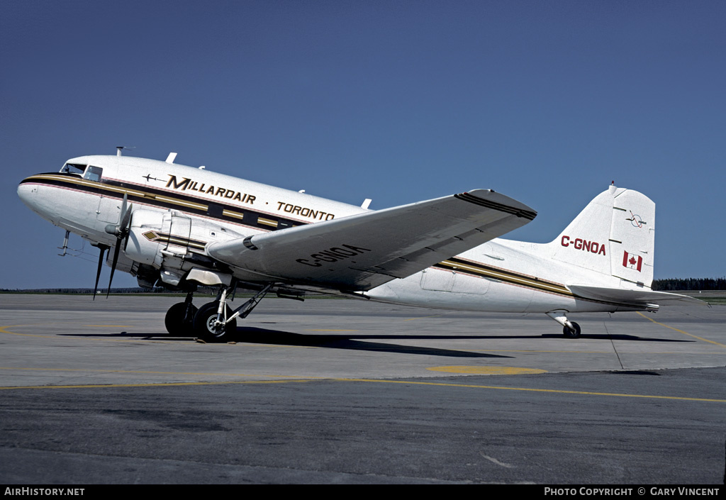 Aircraft Photo of C-GNOA | Douglas C-47A Skytrain | Millardair | AirHistory.net #507869
