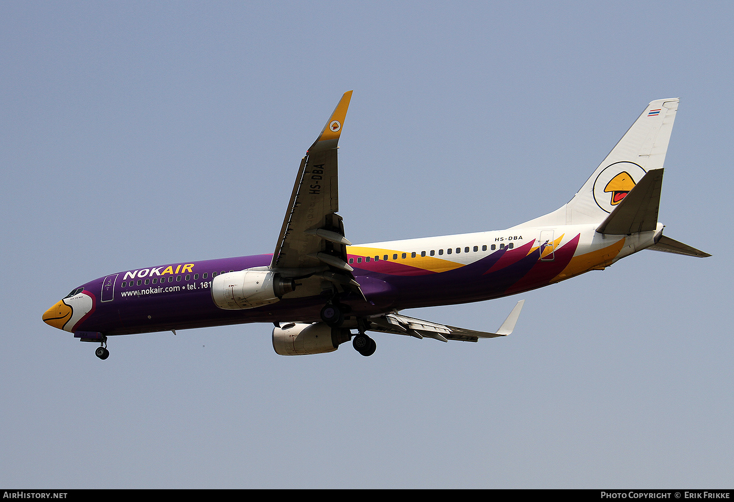 Aircraft Photo of HS-DBA | Boeing 737-8AS | Nok Air | AirHistory.net #507879