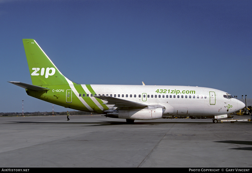 Aircraft Photo of C-GCPU | Boeing 737-217/Adv | Zip Air | AirHistory.net #507885
