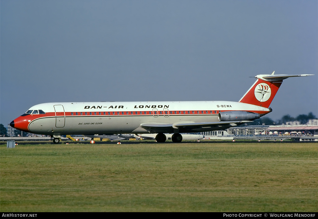 Aircraft Photo of G-BCWA | BAC 111-518FG One-Eleven | Dan-Air London | AirHistory.net #507898