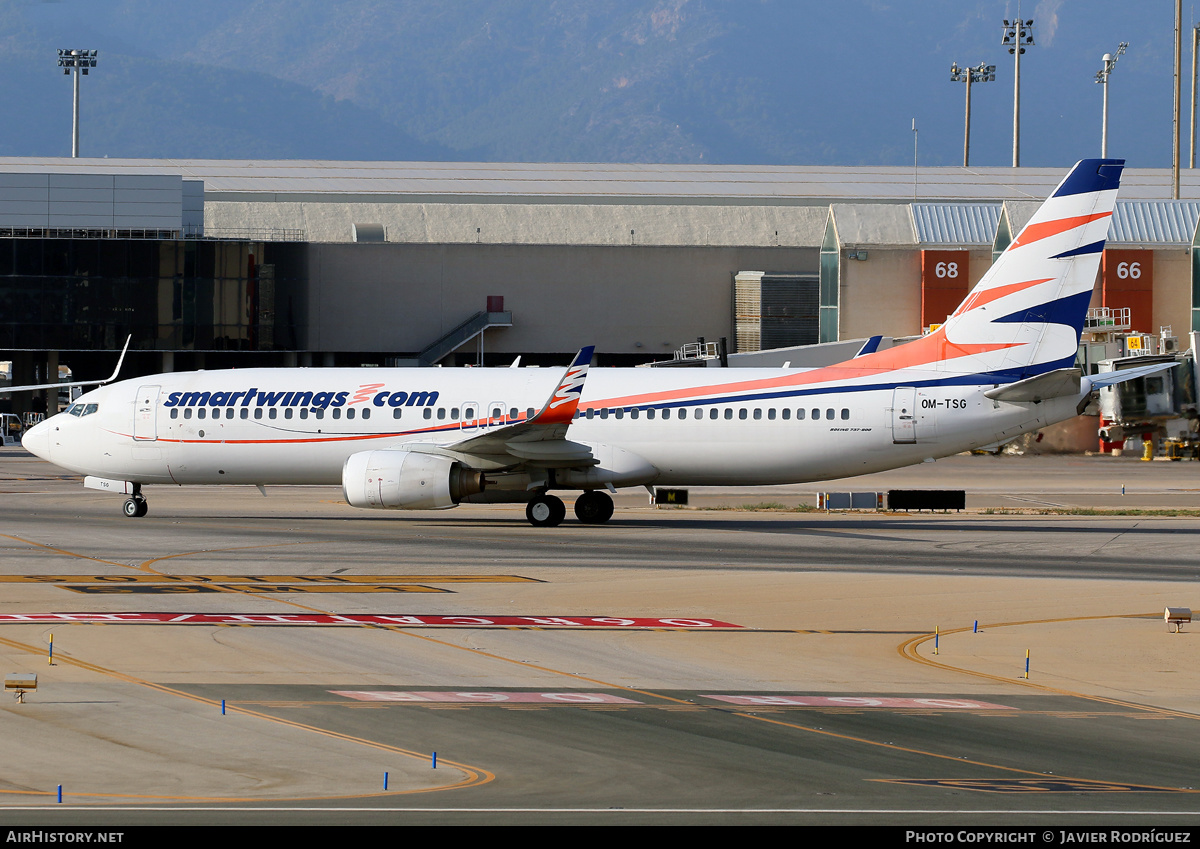 Aircraft Photo of OM-TSG | Boeing 737-82R | Smartwings | AirHistory.net #507900
