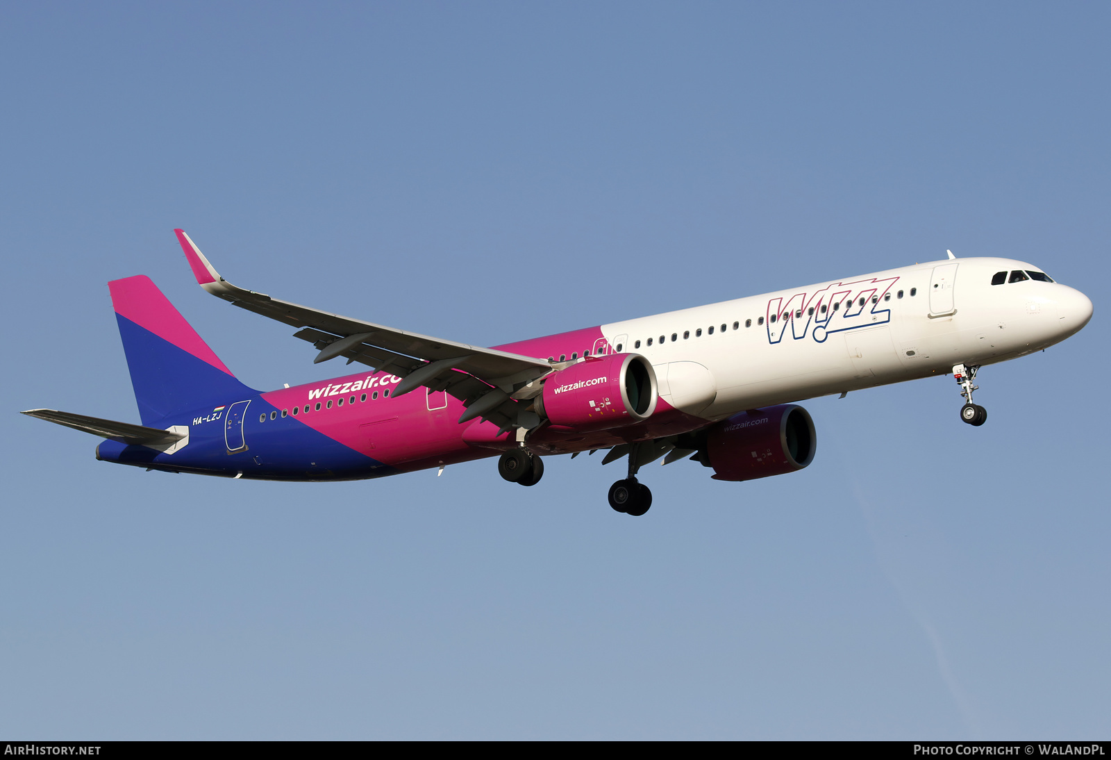 Aircraft Photo of HA-LZJ | Airbus A321-271NX | Wizz Air | AirHistory.net #507902