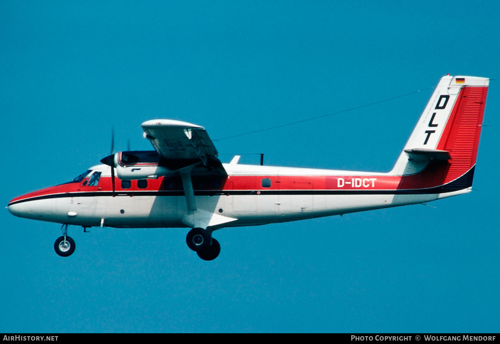 Aircraft Photo of D-IDCT | De Havilland Canada DHC-6-200 Twin Otter | DLT - Deutsche Luftverkehrsgesellschaft | AirHistory.net #507909