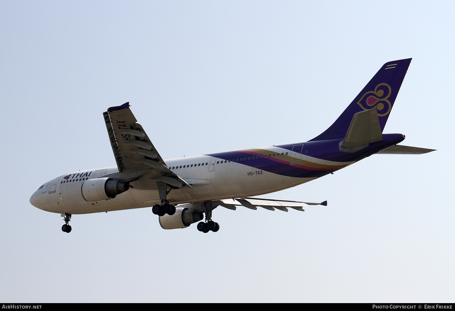Aircraft Photo of HS-TAX | Airbus A300B4-622R | Thai Airways International | AirHistory.net #507933