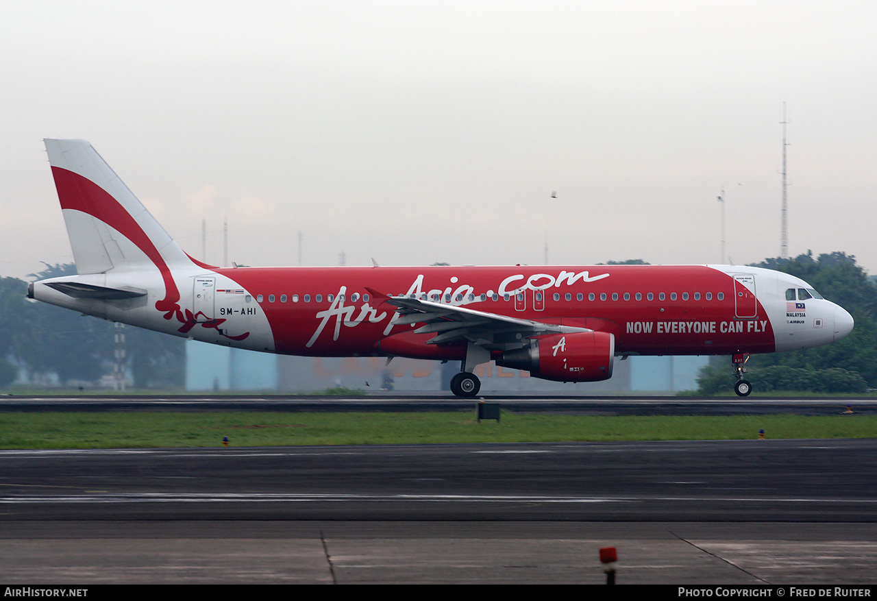 Aircraft Photo of 9M-AHI | Airbus A320-216 | AirAsia | AirHistory.net #507939