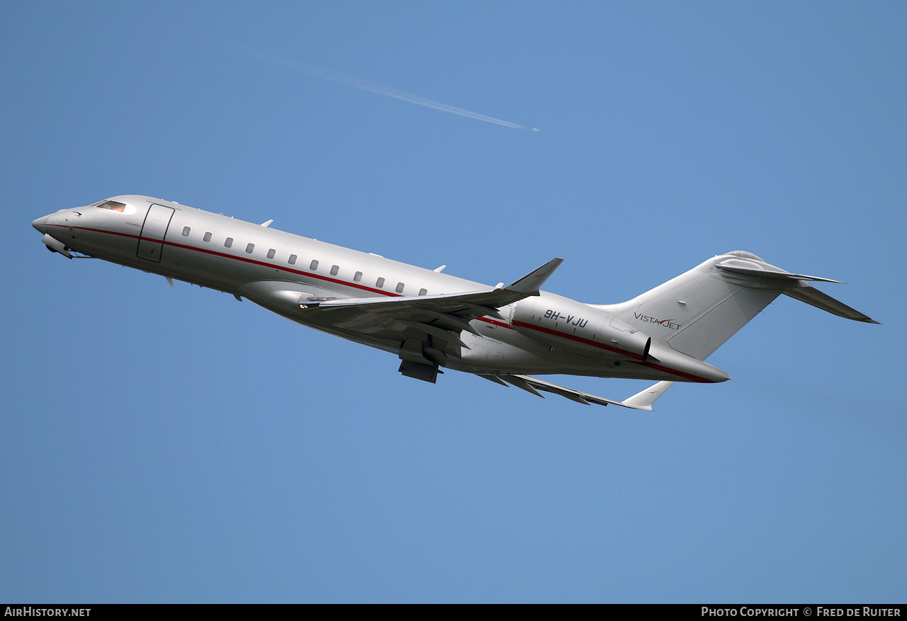 Aircraft Photo of 9H-VJU | Bombardier Global 5000 (BD-700-1A11) | VistaJet | AirHistory.net #507944