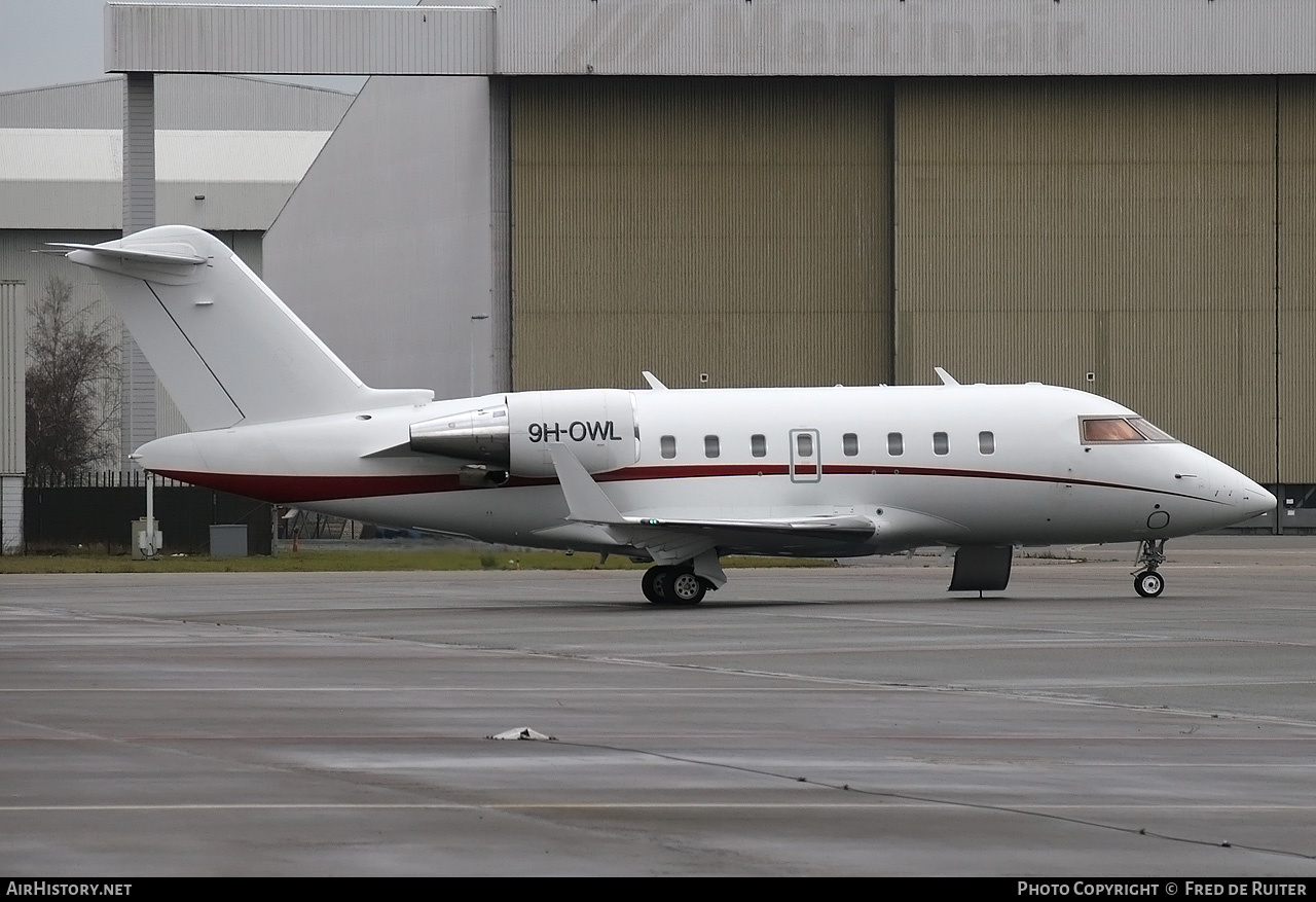 Aircraft Photo of 9H-OWL | Bombardier Challenger 605 (CL-600-2B16) | AirHistory.net #507950