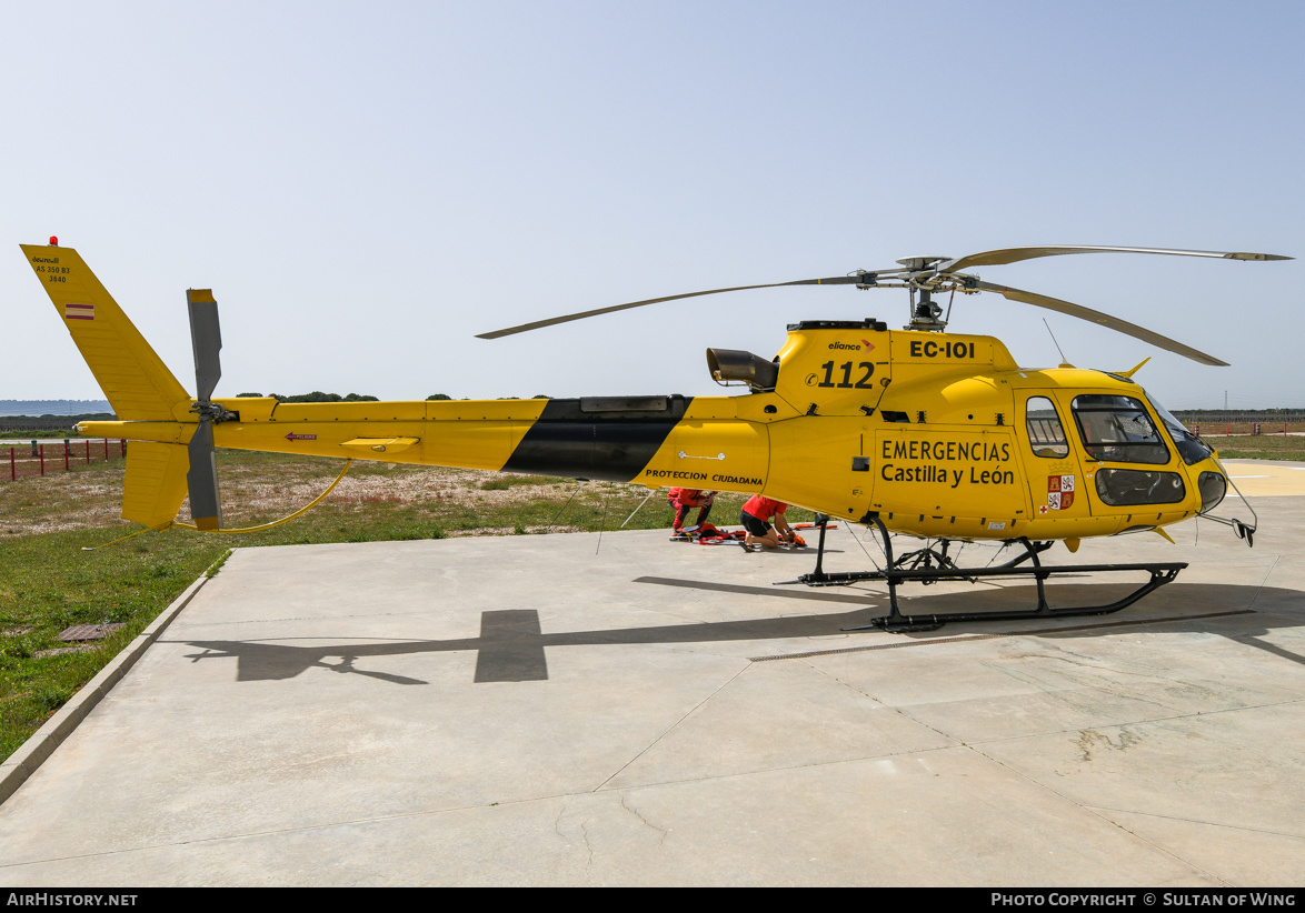 Aircraft Photo of EC-IOI | Aerospatiale AS-350B-3 Ecureuil | Emergencias Castilla y León | AirHistory.net #507977